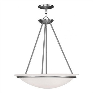 Beaumont Lane 3 Light Pendant in Brushed Nickel