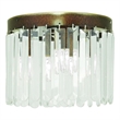 Beaumont Lane 3 Light Ceiling Mount in Hand Painted Palacial Bronze