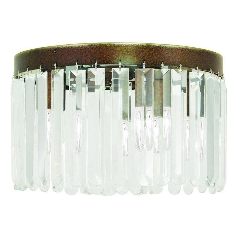 Beaumont Lane 4 Light Ceiling Mount in Hand Painted Palacial Bronze