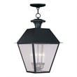 Beaumont Lane 4 Light Outdoor Chain Hang in Black