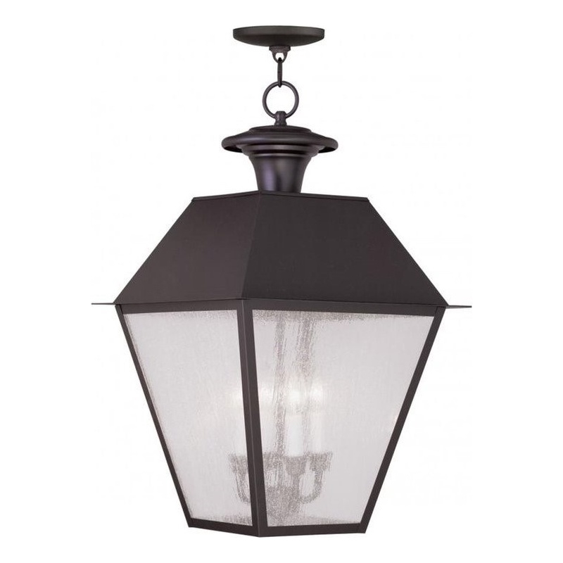 Beaumont Lane 4 Light Outdoor Chain Hang in Bronze