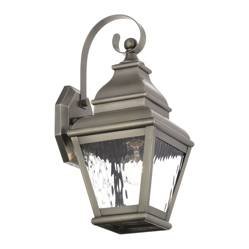 Beaumont Lane Outdoor Wall Lantern in Vintage Pewter
