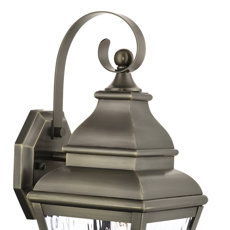 Beaumont Lane Outdoor Wall Lantern in Vintage Pewter