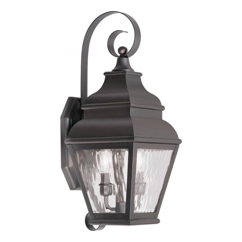 Beaumont Lane 2 Light Outdoor Wall Lantern in Bronze