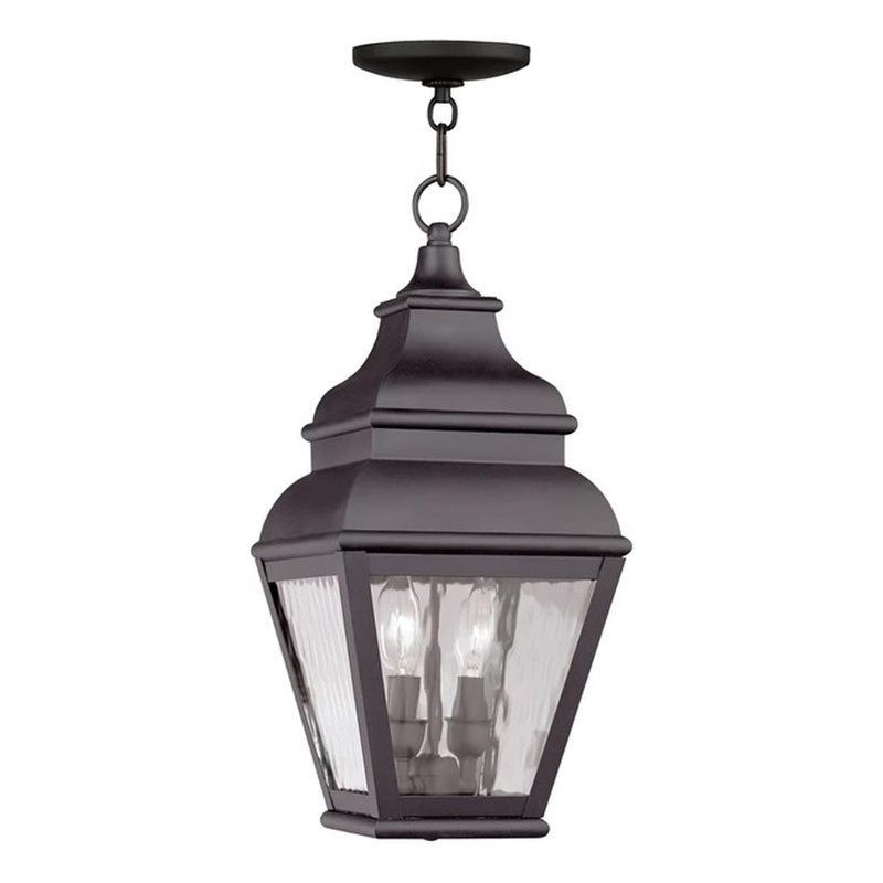 Beaumont Lane 2 Light Outdoor Chain Hang in Bronze
