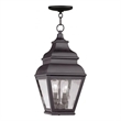 Beaumont Lane 2 Light Outdoor Chain Hang in Bronze