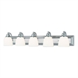 Beaumont Lane 5 Light Bath Light in Chrome