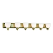 Beaumont Lane 6 Light Bath Light in Antique Brass