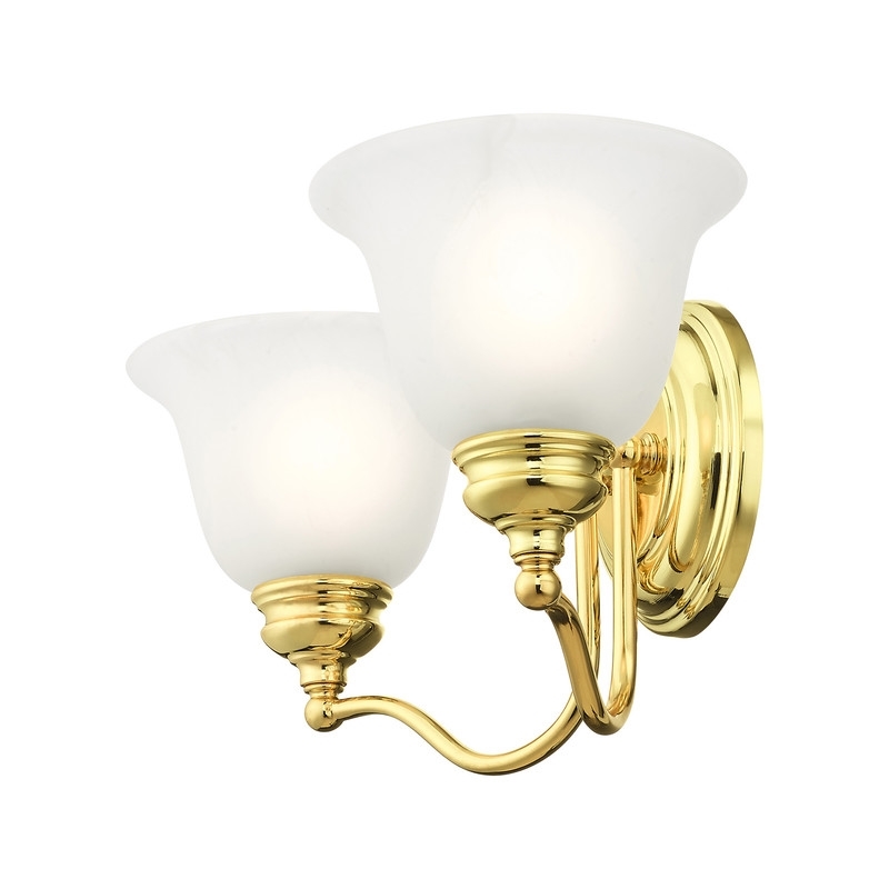 Beaumont Lane 2 Light Bath Light in Polished Brass