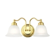 Beaumont Lane 2 Light Bath Light in Polished Brass