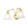 Beaumont Lane 2 Light Bath Light in Polished Brass