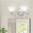 Beaumont Lane 2 Light Bath Light in Chrome