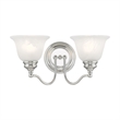 Beaumont Lane 2 Light Bath Light in Chrome