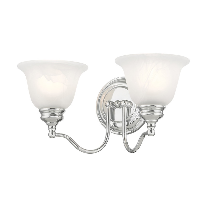 Beaumont Lane 2 Light Bath Light in Chrome