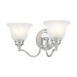 Beaumont Lane 2 Light Bath Light in Chrome