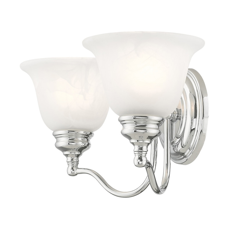 Beaumont Lane 2 Light Bath Light in Chrome