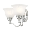 Beaumont Lane 2 Light Bath Light in Chrome