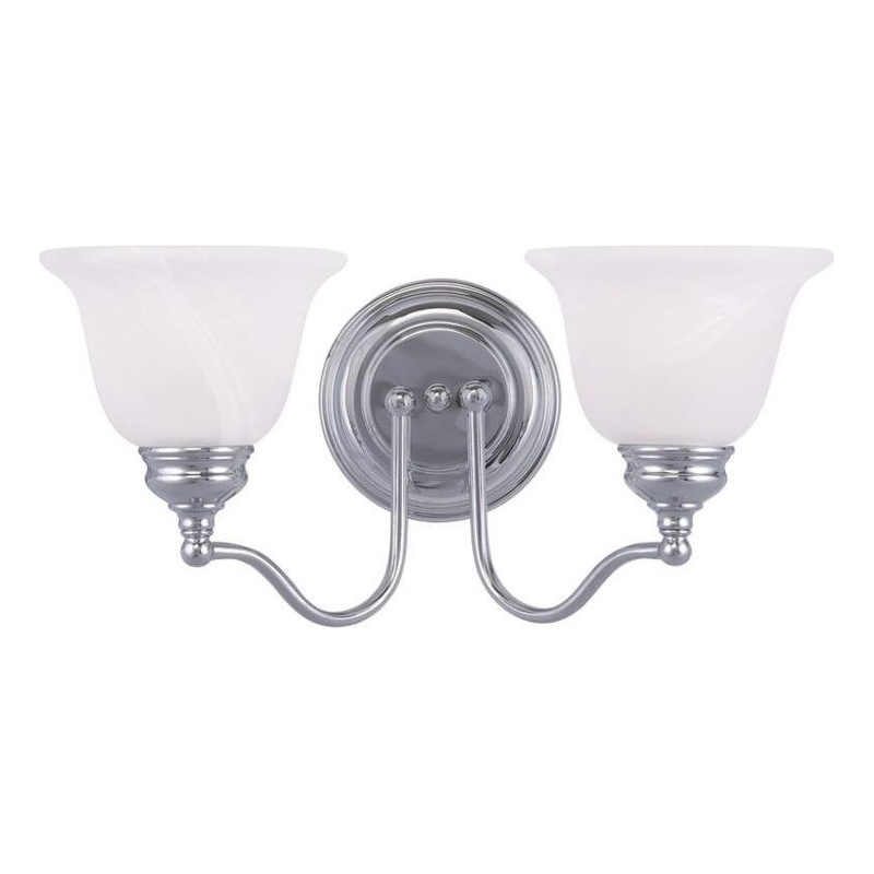 Beaumont Lane 2 Light Bath Light in Chrome