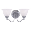 Beaumont Lane 2 Light Bath Light in Chrome