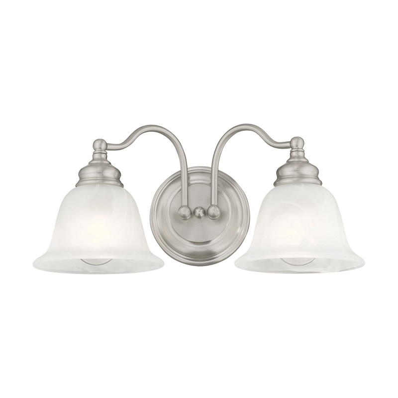 Beaumont Lane 2 Light Bath Light in Brushed Nickel