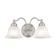 Beaumont Lane 2 Light Bath Light in Brushed Nickel