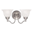 Beaumont Lane 2 Light Bath Light in Brushed Nickel