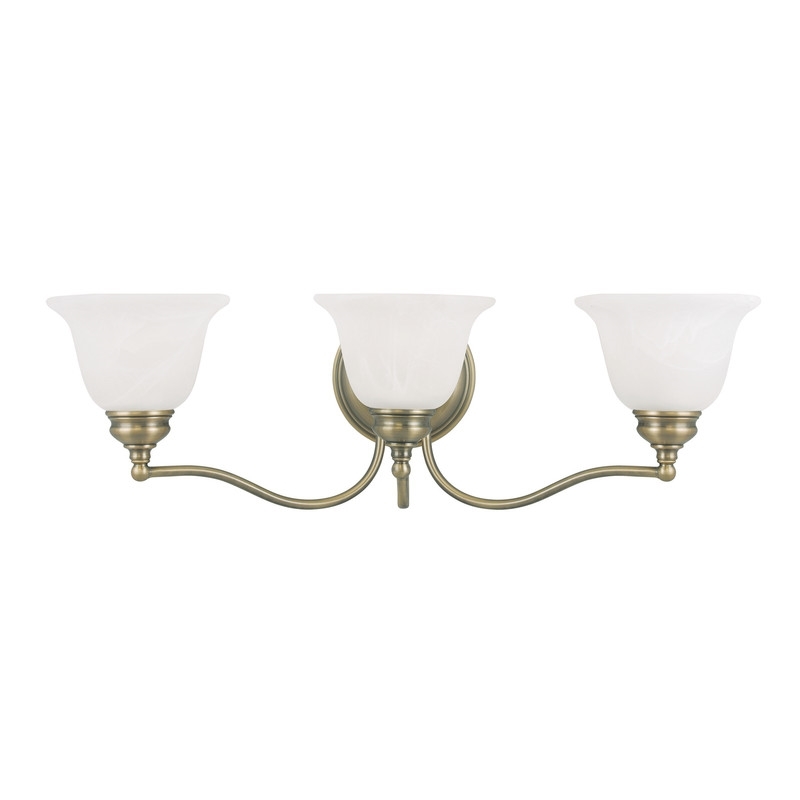 Beaumont Lane 3 Light Bath Light in Antique Brass