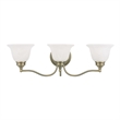 Beaumont Lane 3 Light Bath Light in Antique Brass