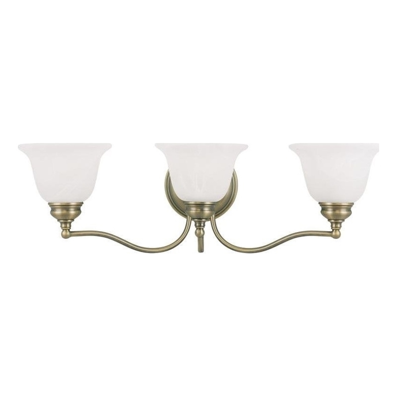Beaumont Lane 3 Light Bath Light in Antique Brass