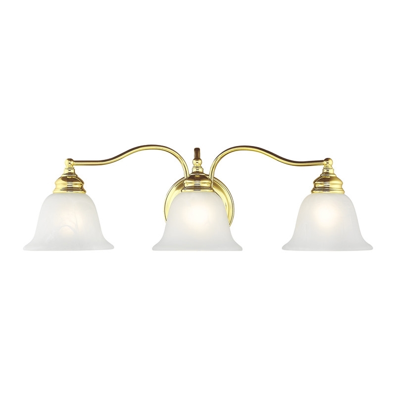 Beaumont Lane 3 Light Bath Light in Polished Brass