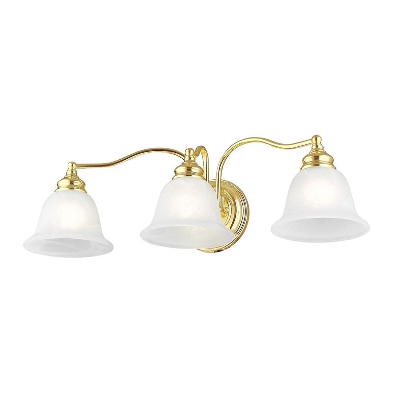Beaumont Lane 3 Light Bath Light in Polished Brass