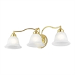 Beaumont Lane 3 Light Bath Light in Polished Brass