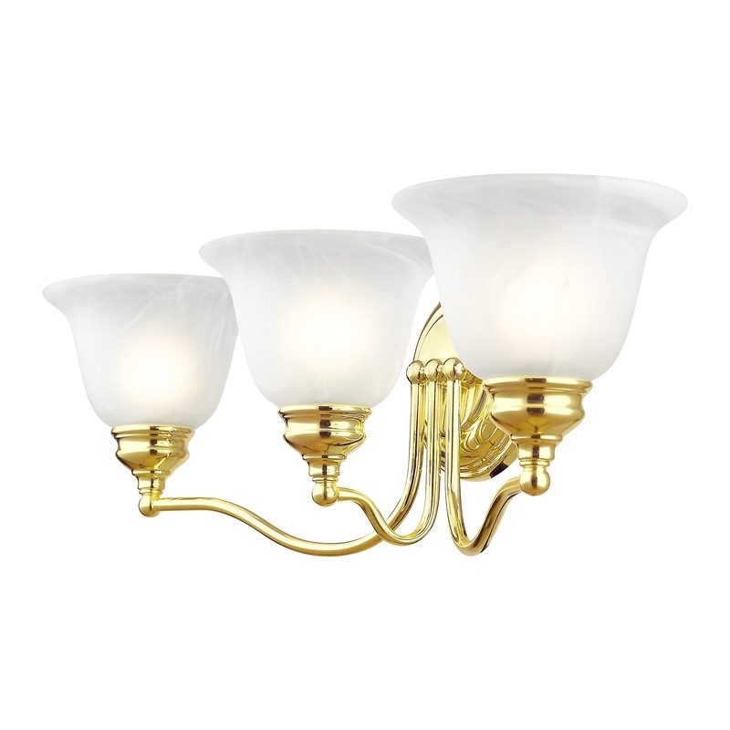 Beaumont Lane 3 Light Bath Light in Polished Brass