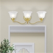 Beaumont Lane 3 Light Bath Light in Polished Brass
