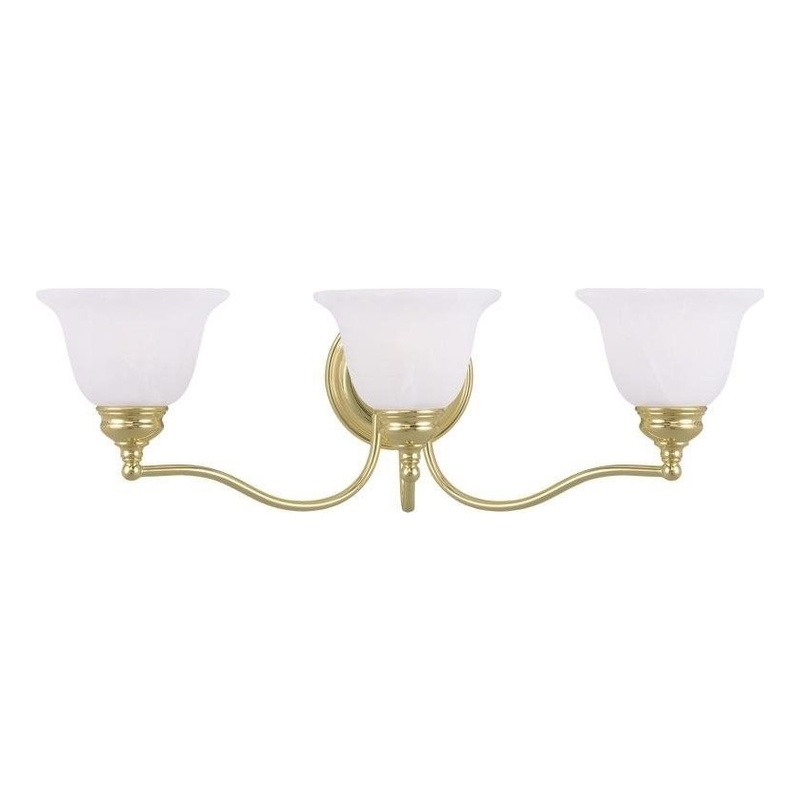 Beaumont Lane 3 Light Bath Light in Polished Brass