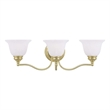 Beaumont Lane 3 Light Bath Light in Polished Brass