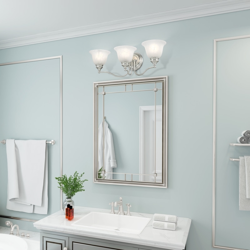 Beaumont Lane 3 Light Bath Light in Chrome