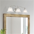 Beaumont Lane 3 Light Bath Light in Brushed Nickel
