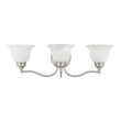 Beaumont Lane 3 Light Bath Light in Brushed Nickel