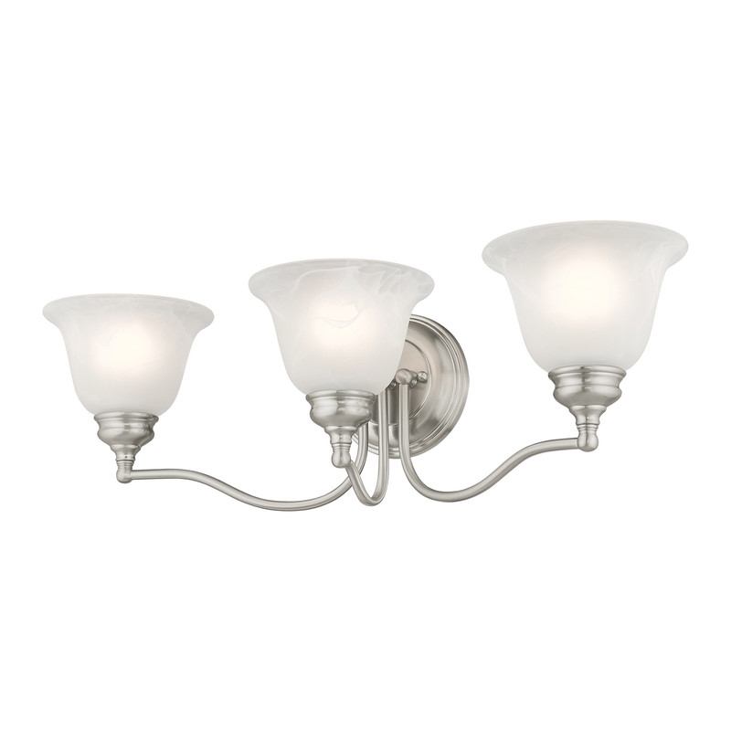 Beaumont Lane 3 Light Bath Light in Brushed Nickel