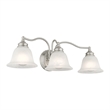 Beaumont Lane 3 Light Bath Light in Brushed Nickel
