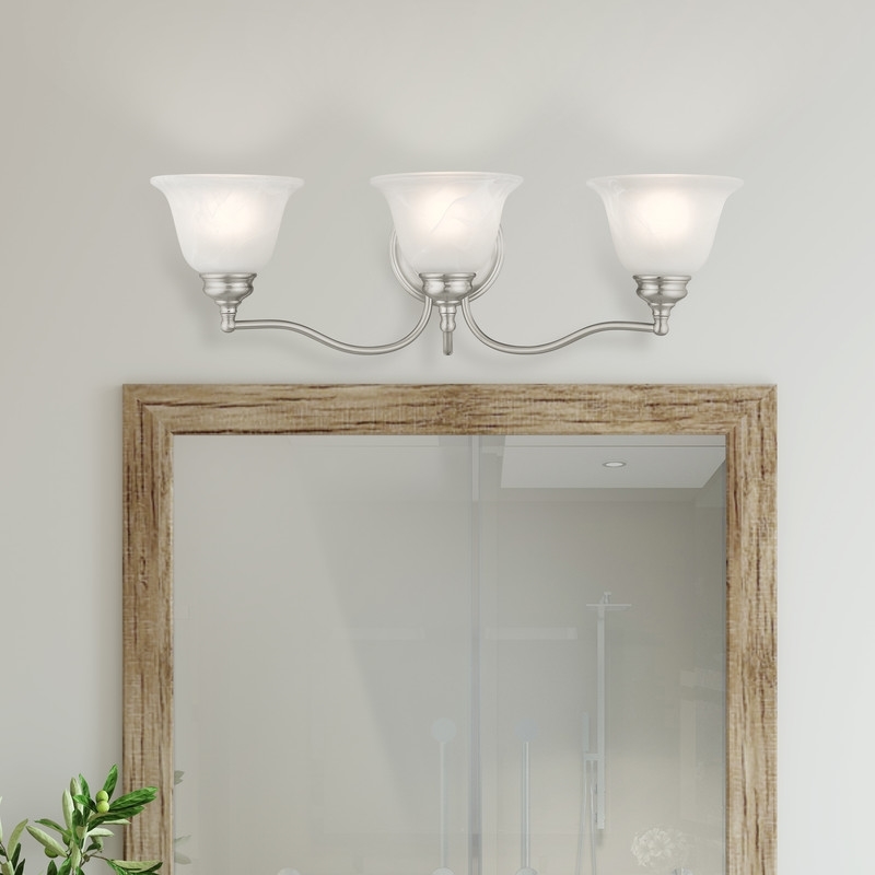 Beaumont Lane 3 Light Bath Light in Brushed Nickel