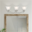 Beaumont Lane 3 Light Bath Light in Brushed Nickel