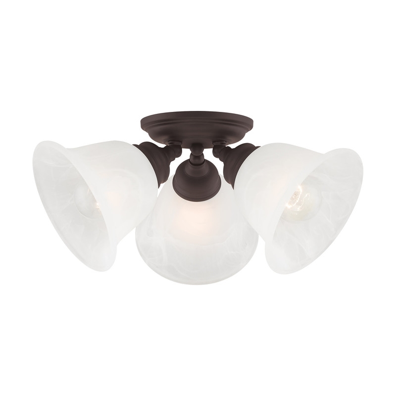 Beaumont Lane 3 Light Ceiling Mount in Bronze
