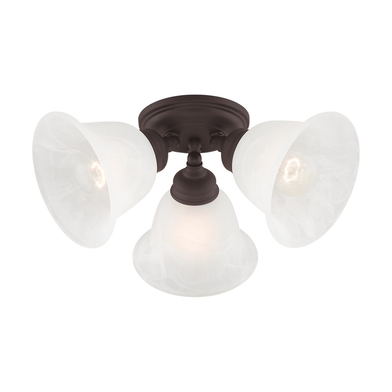 Beaumont Lane 3 Light Ceiling Mount in Bronze