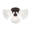 Beaumont Lane 3 Light Ceiling Mount in Bronze
