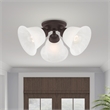 Beaumont Lane 3 Light Ceiling Mount in Bronze