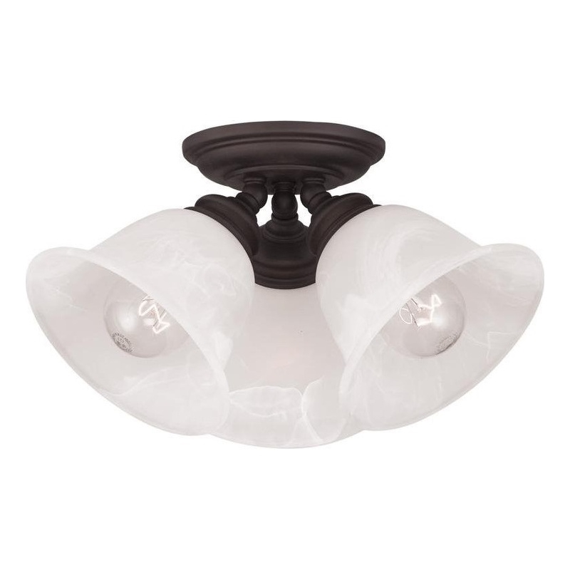 Beaumont Lane 3 Light Ceiling Mount in Bronze
