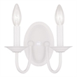 Beaumont Lane 2 Light Wall Sconce in White