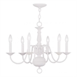 Beaumont Lane 6 Light Chandelier in White